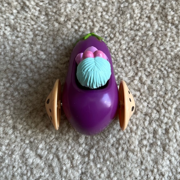 Vintage Jim Henson Fraggle Rock Mokey Eggplant Car Happy Meal Toy Action Figure - Picture 5 of 10